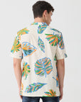 Off White Floral Beach print shirt