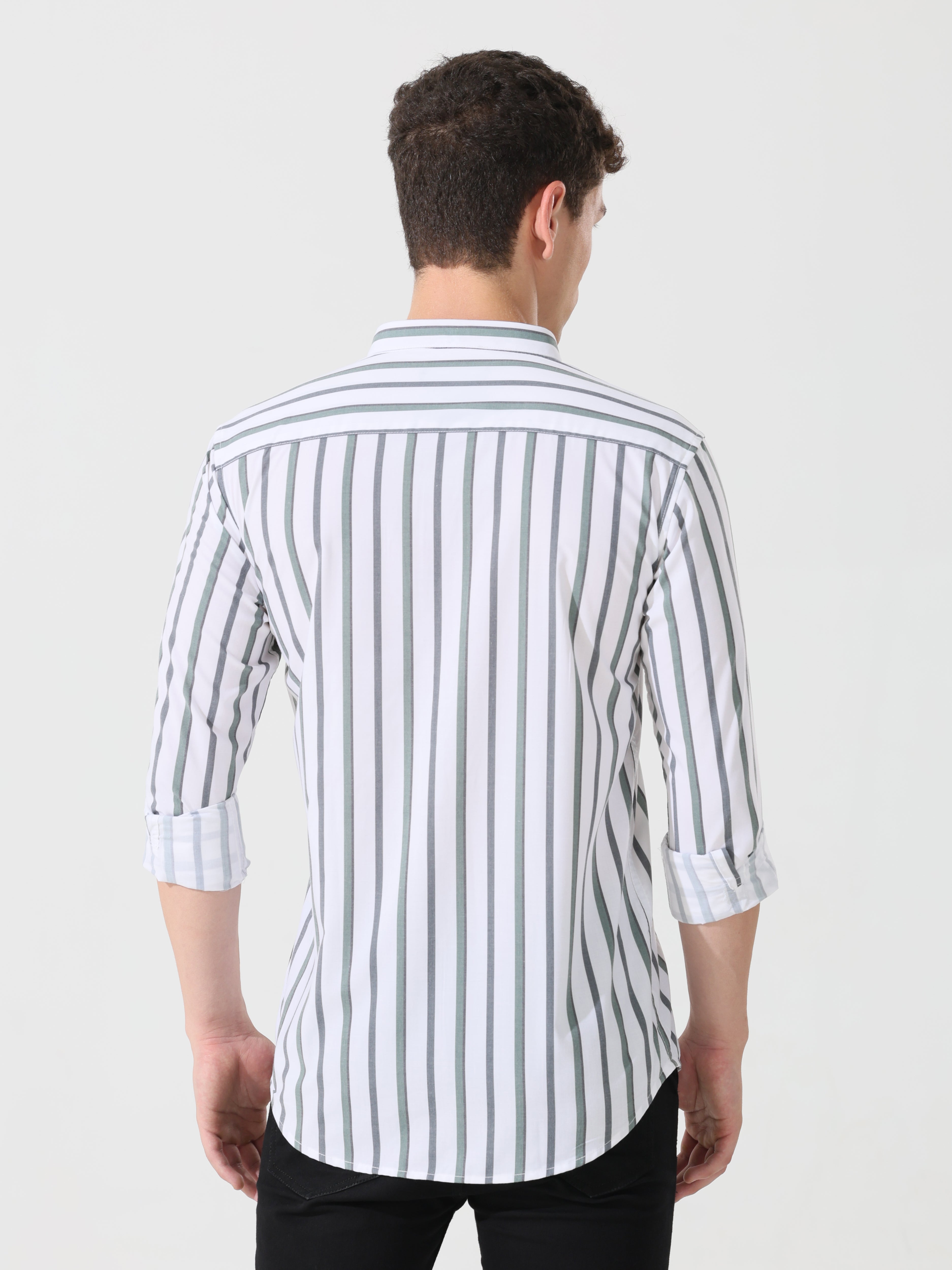 Moss Green Slim fit shirt