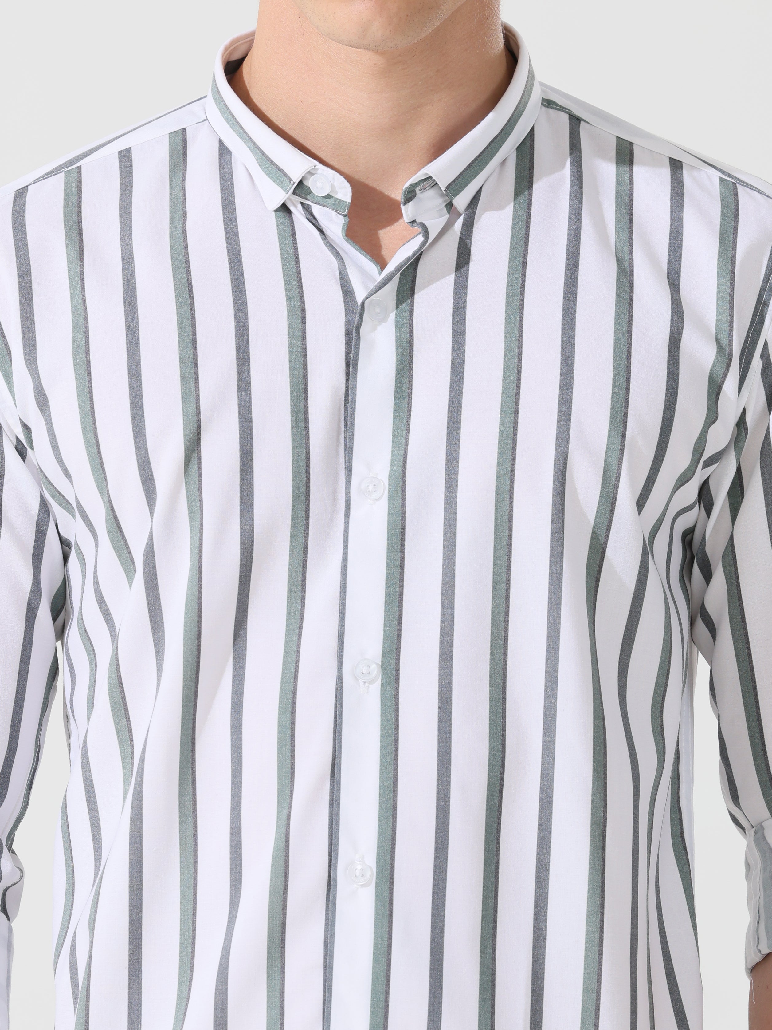 Moss Green Slim fit shirt