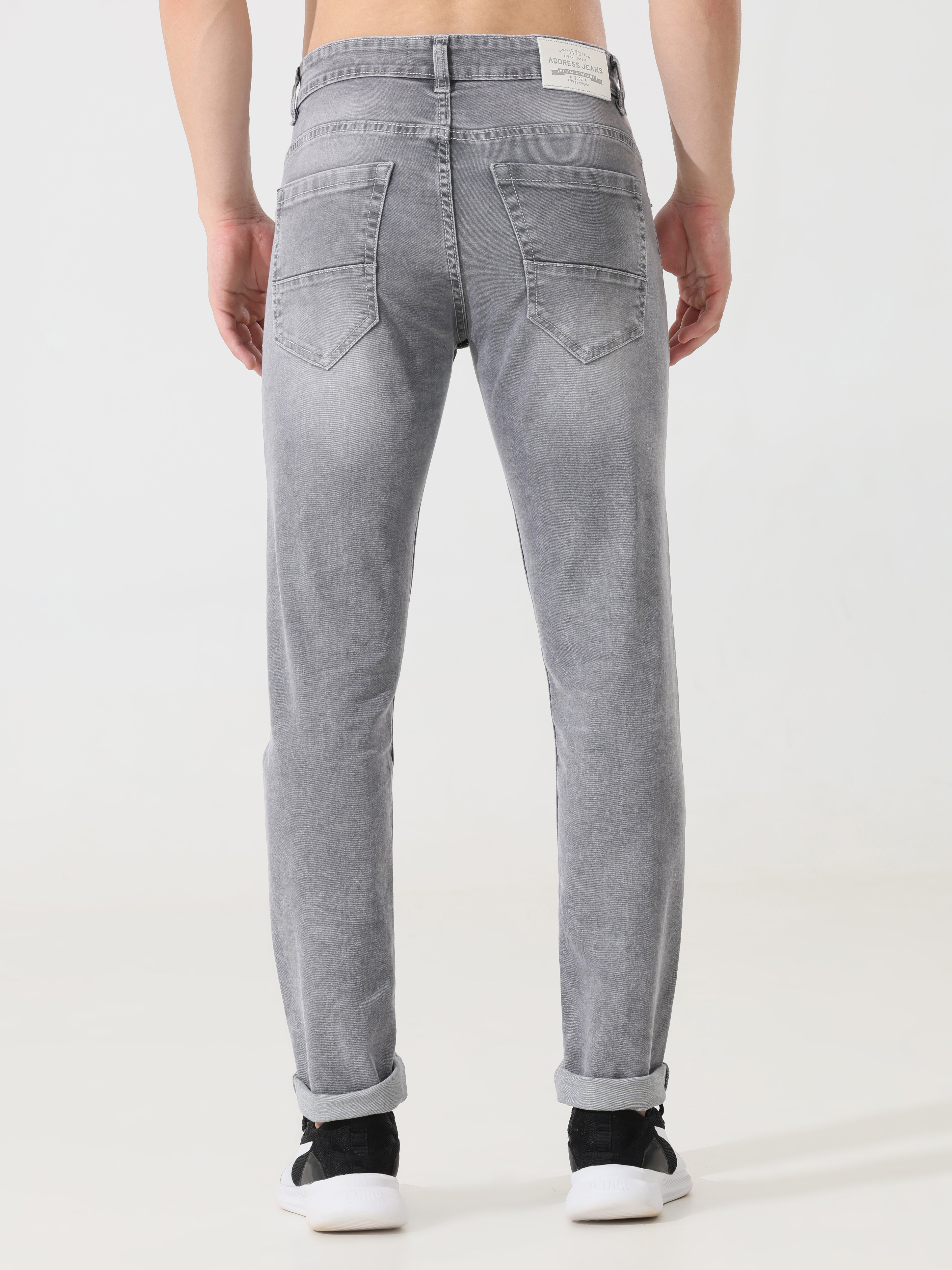 Address Grey denim Slim fit