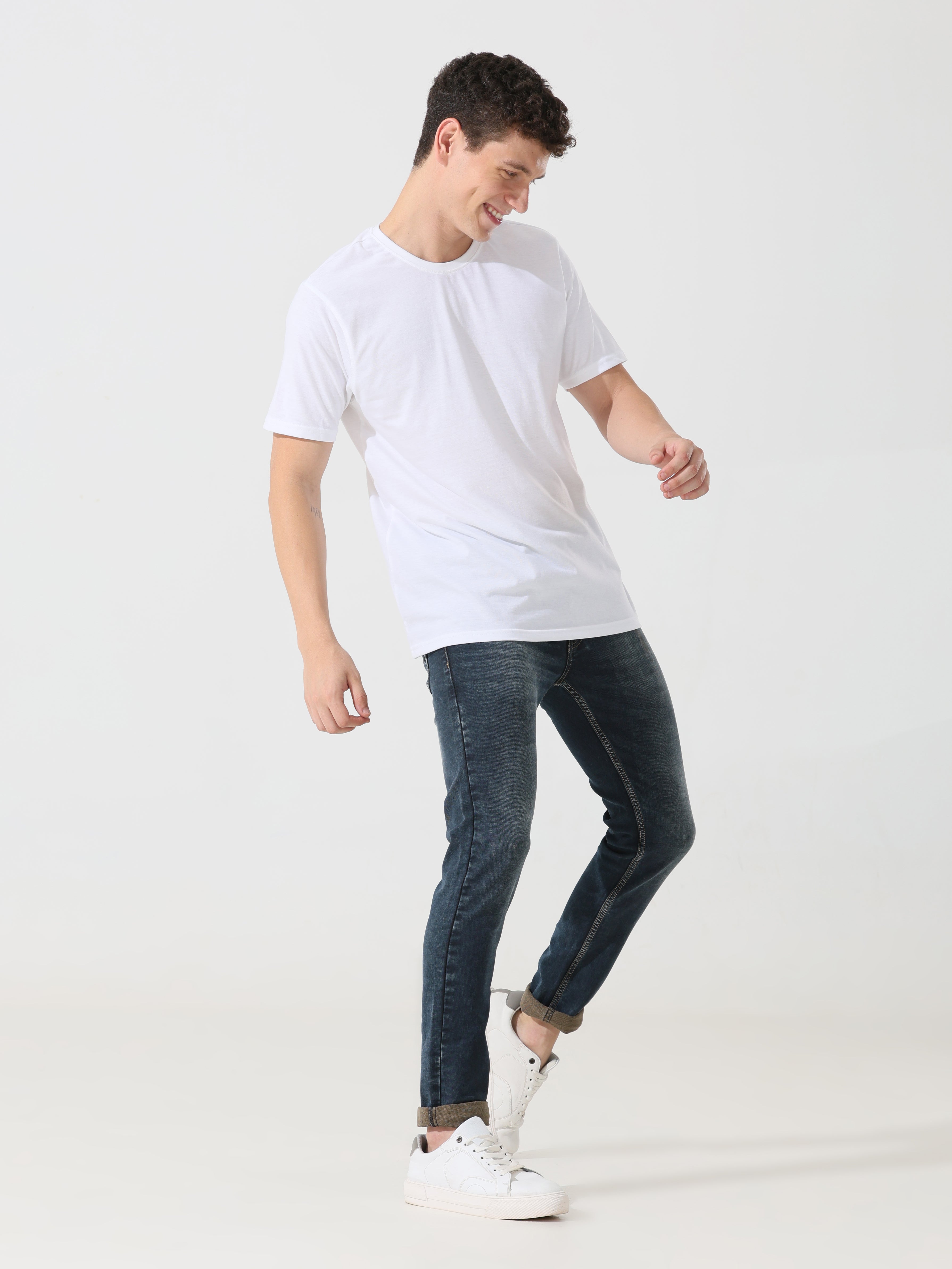 Dark blue Address denim Slim fit
