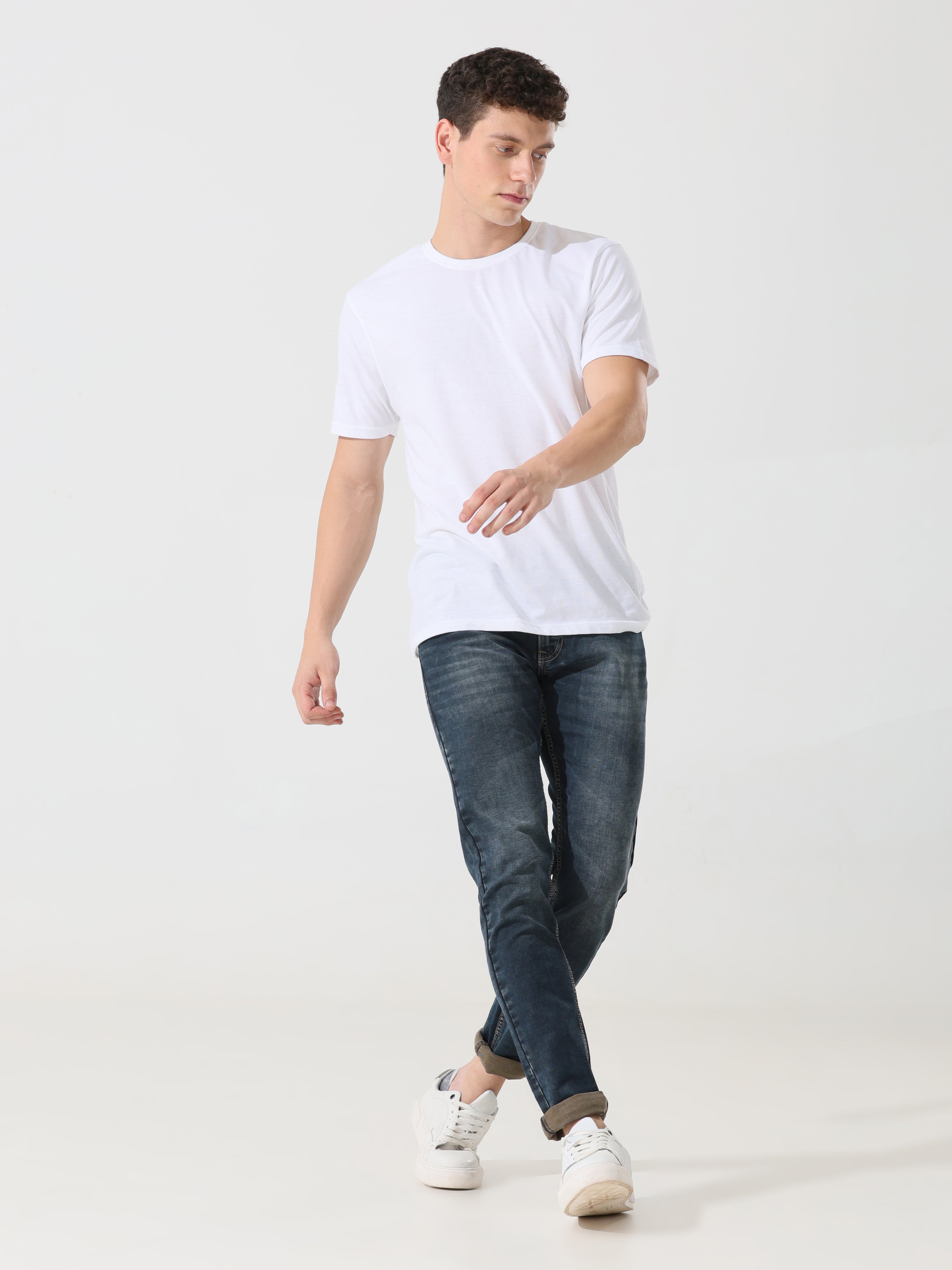 Dark blue Address denim Slim fit
