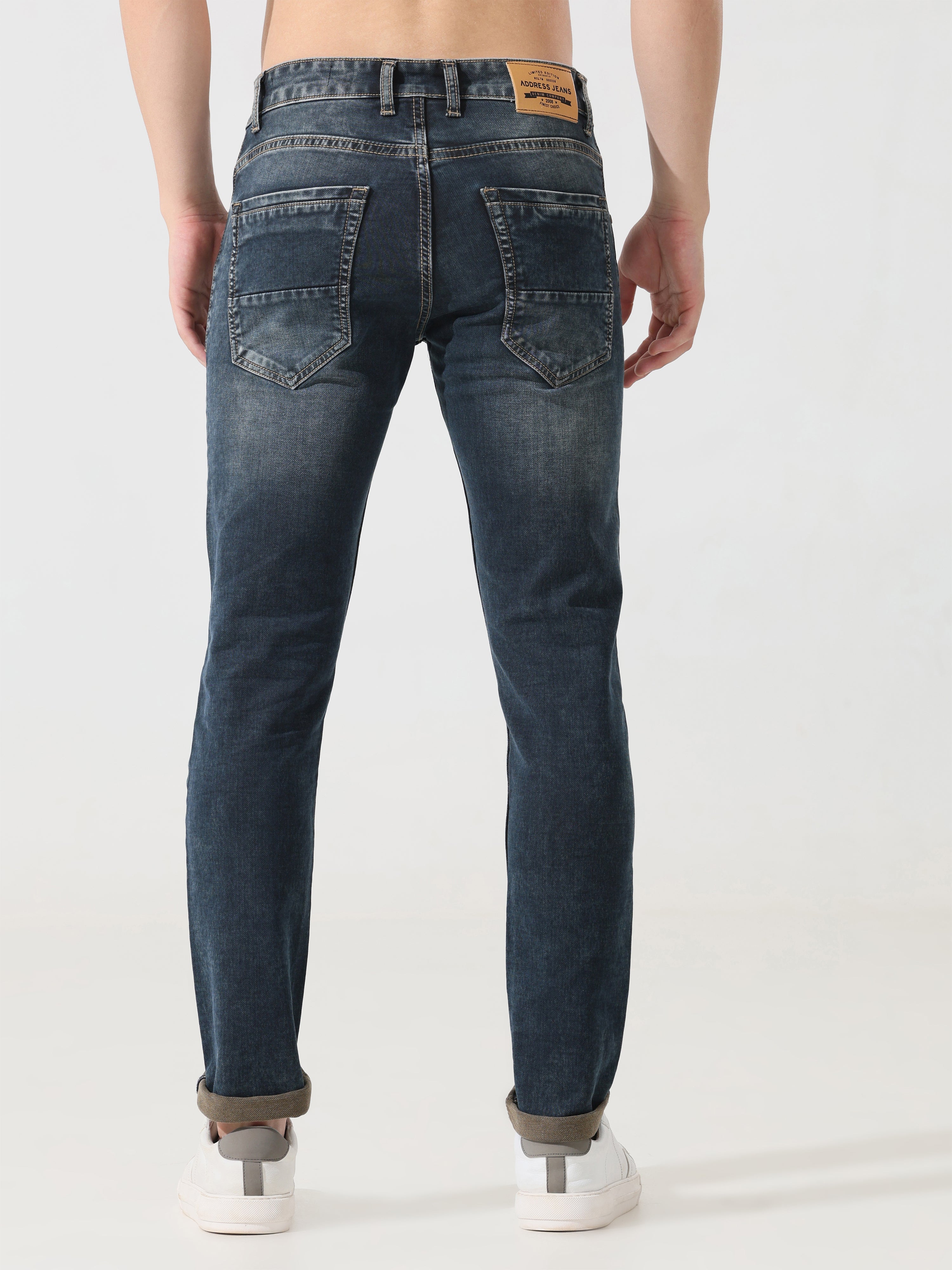 Dark blue Address denim Slim fit