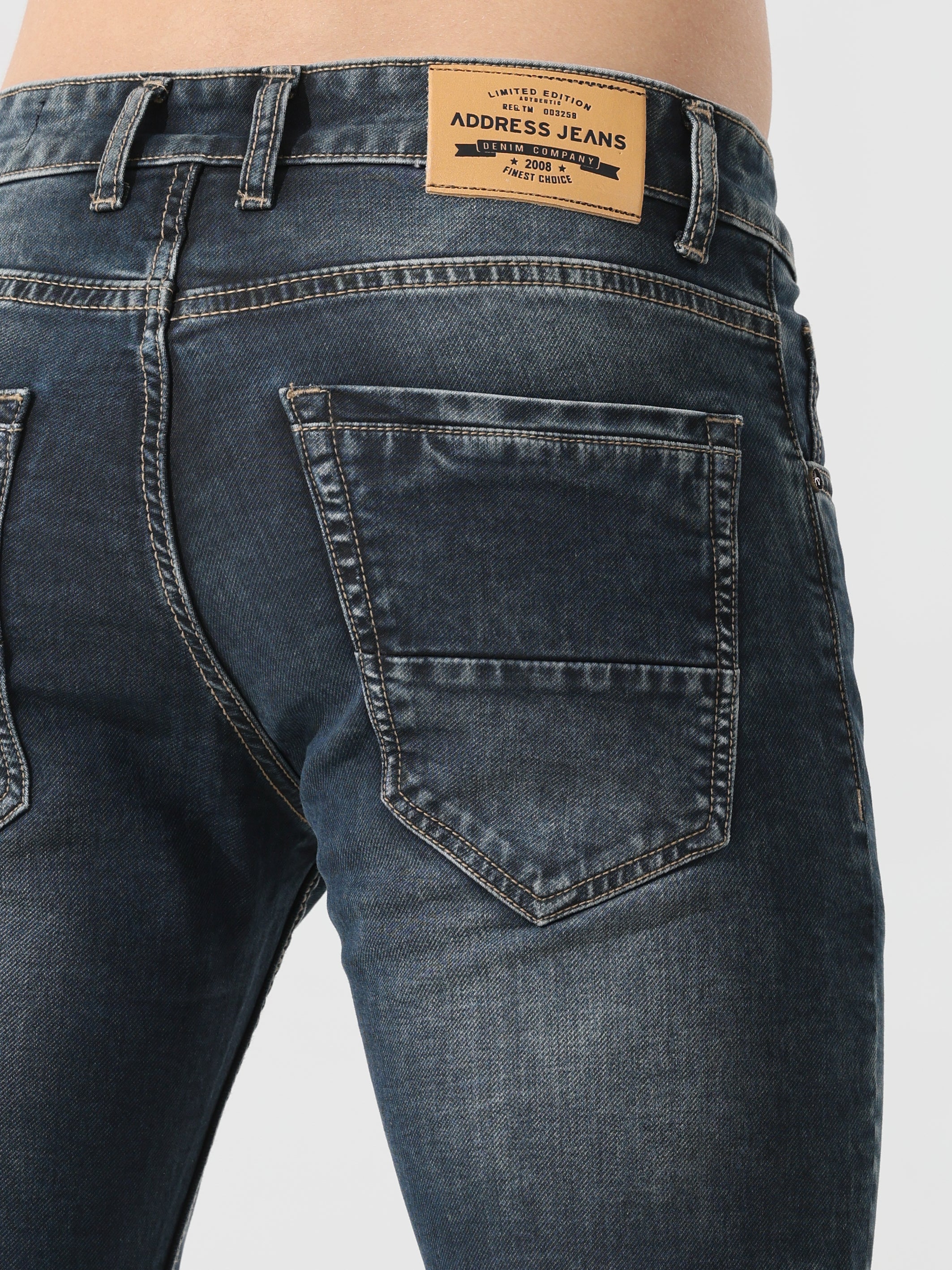Dark blue Address denim Slim fit