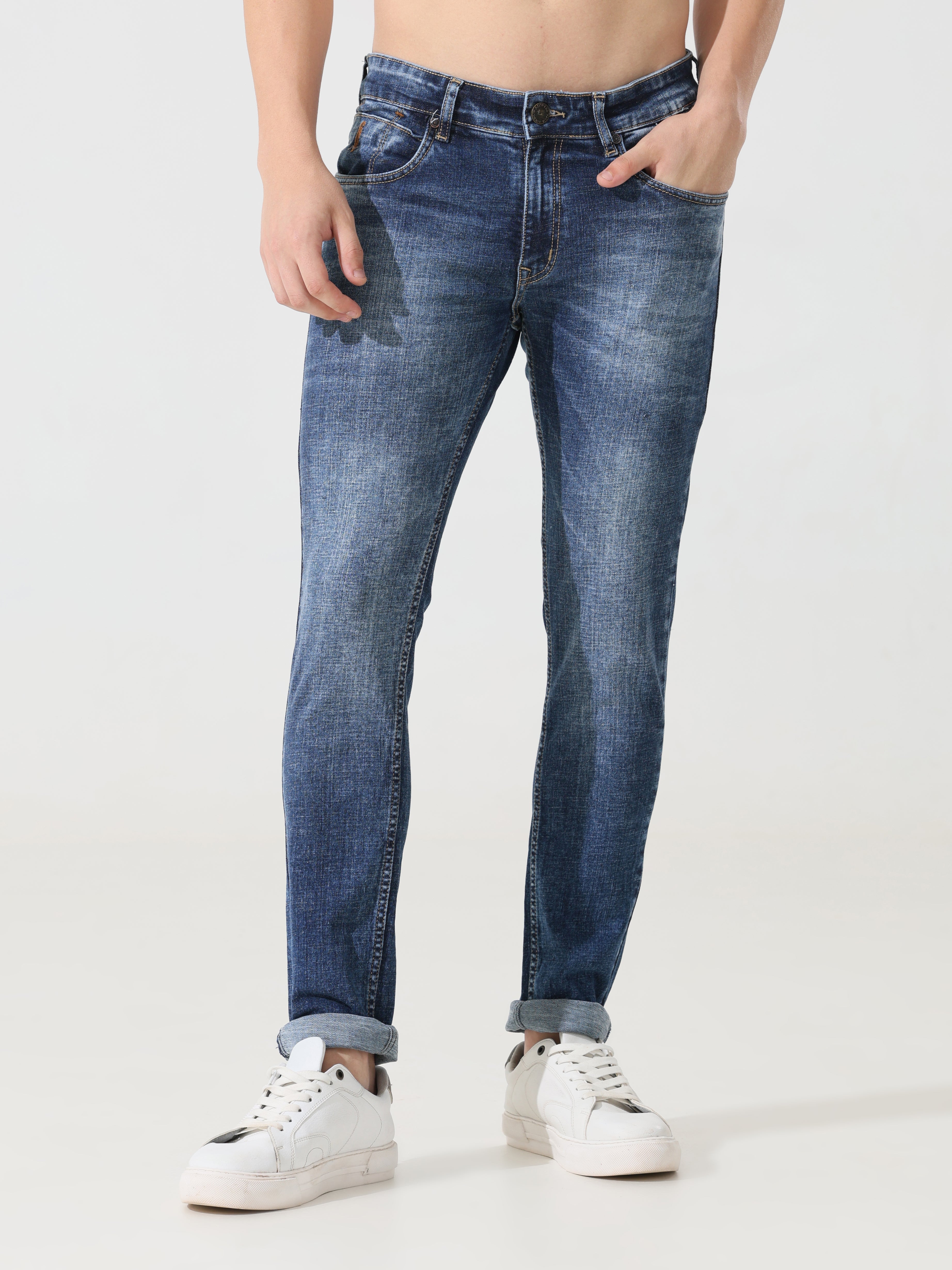 River blue Address denim Slim fit