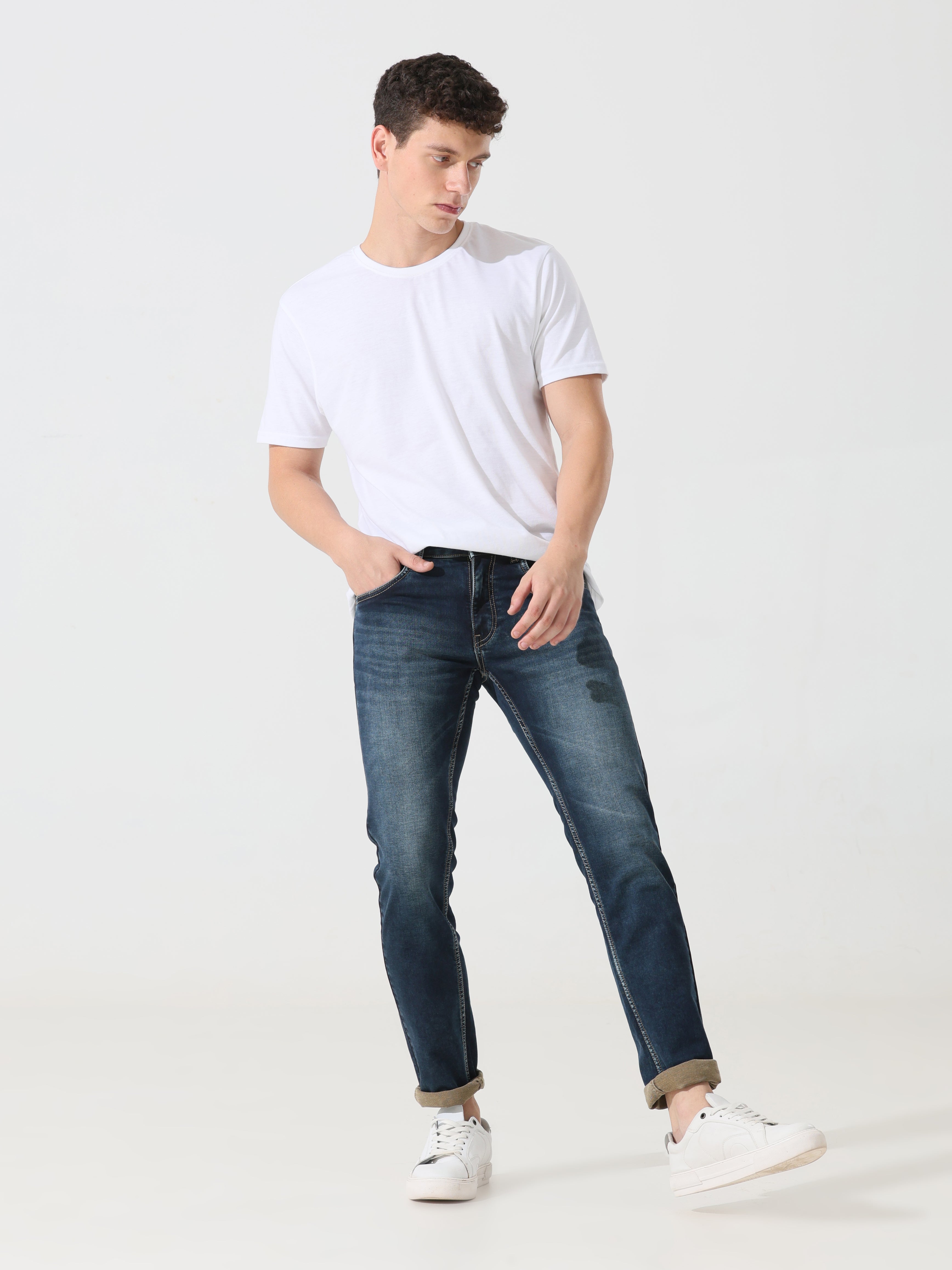 River blue Address denim Slim fit