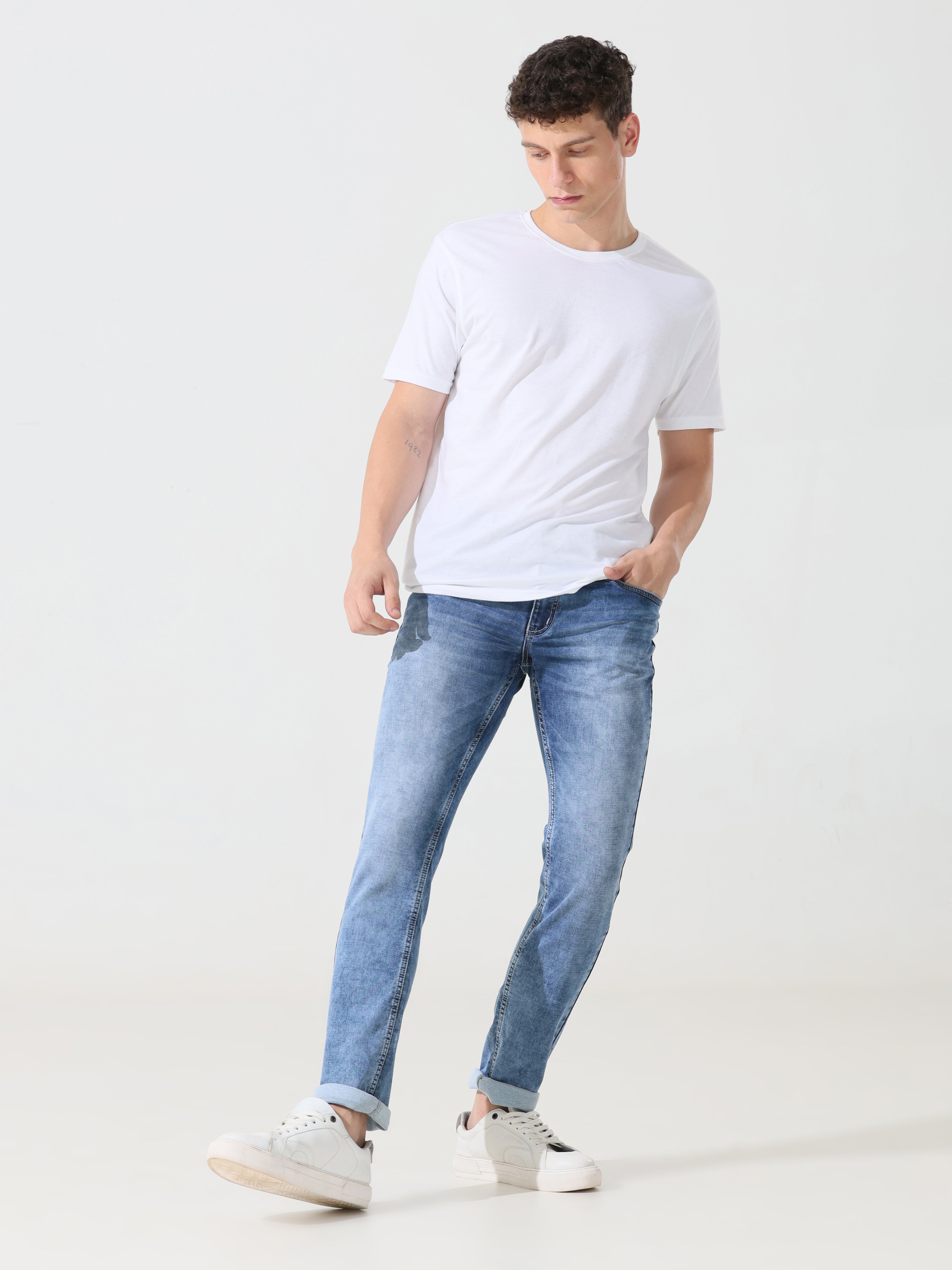 Light blue Address denim Slim fit