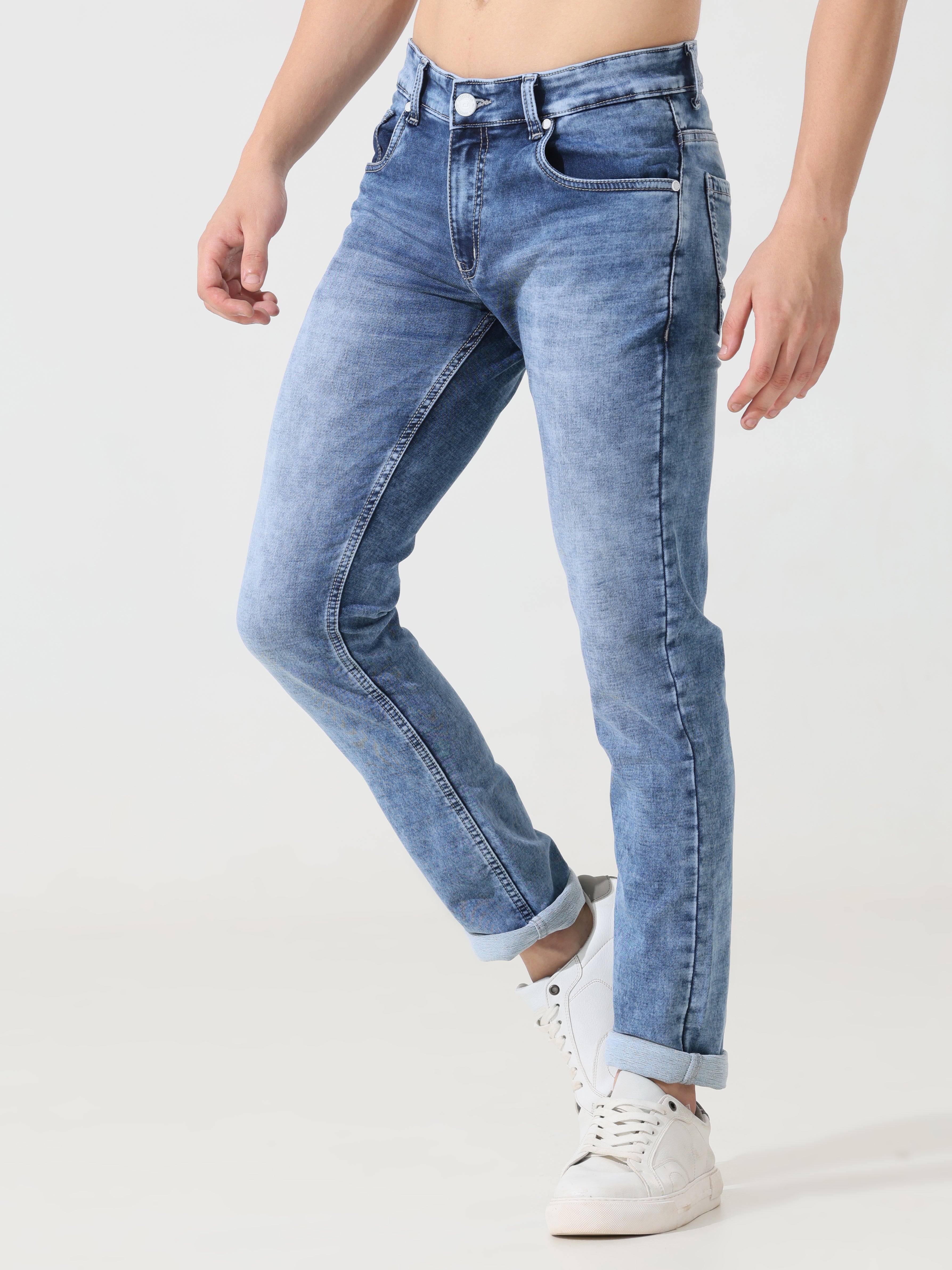 Light blue Address denim Slim fit