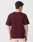 Lost reality Maroon half sleeve tee