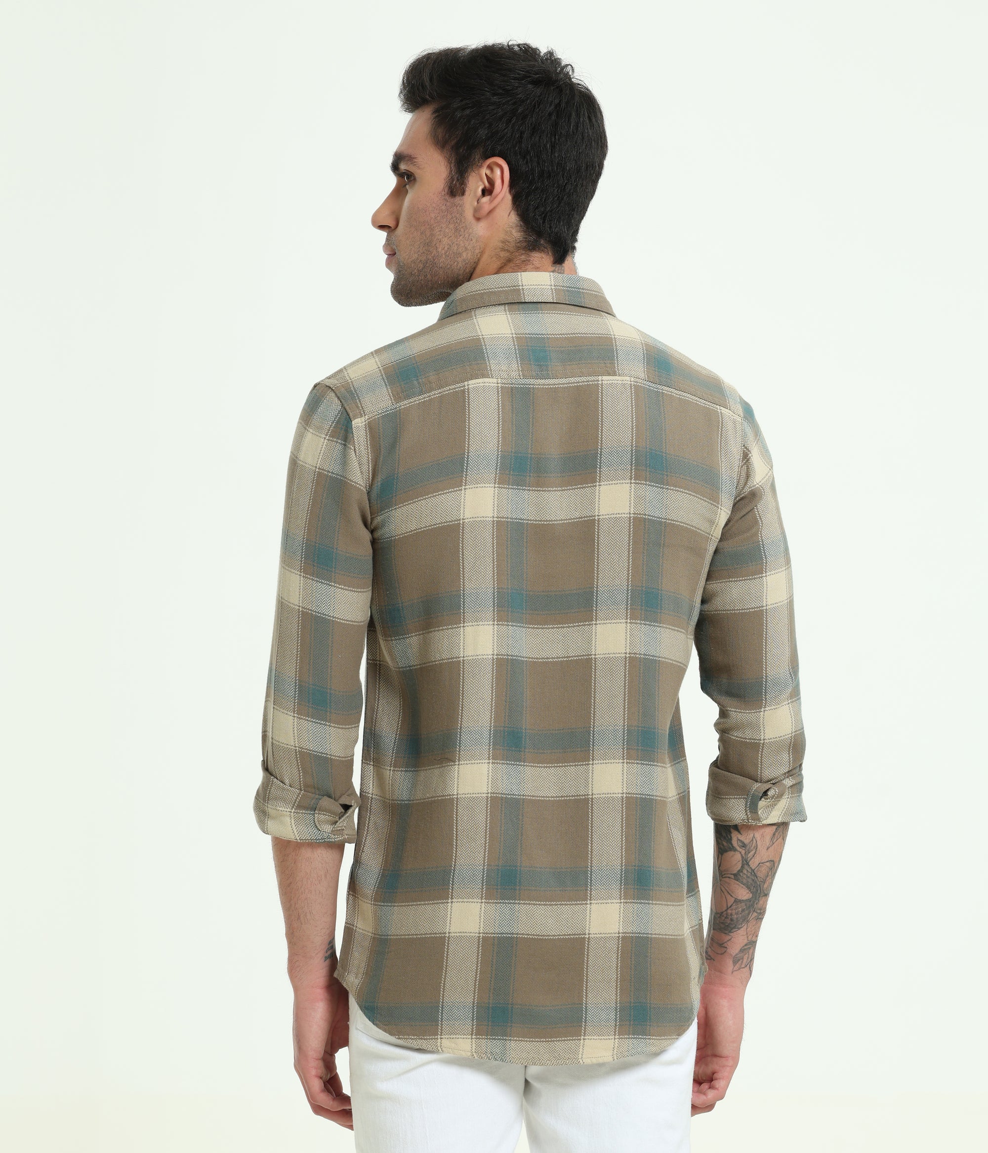 SAGE GREEN SLIM FIT SHIRT