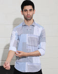 Mens LT grey Slim fit Shirts - Address