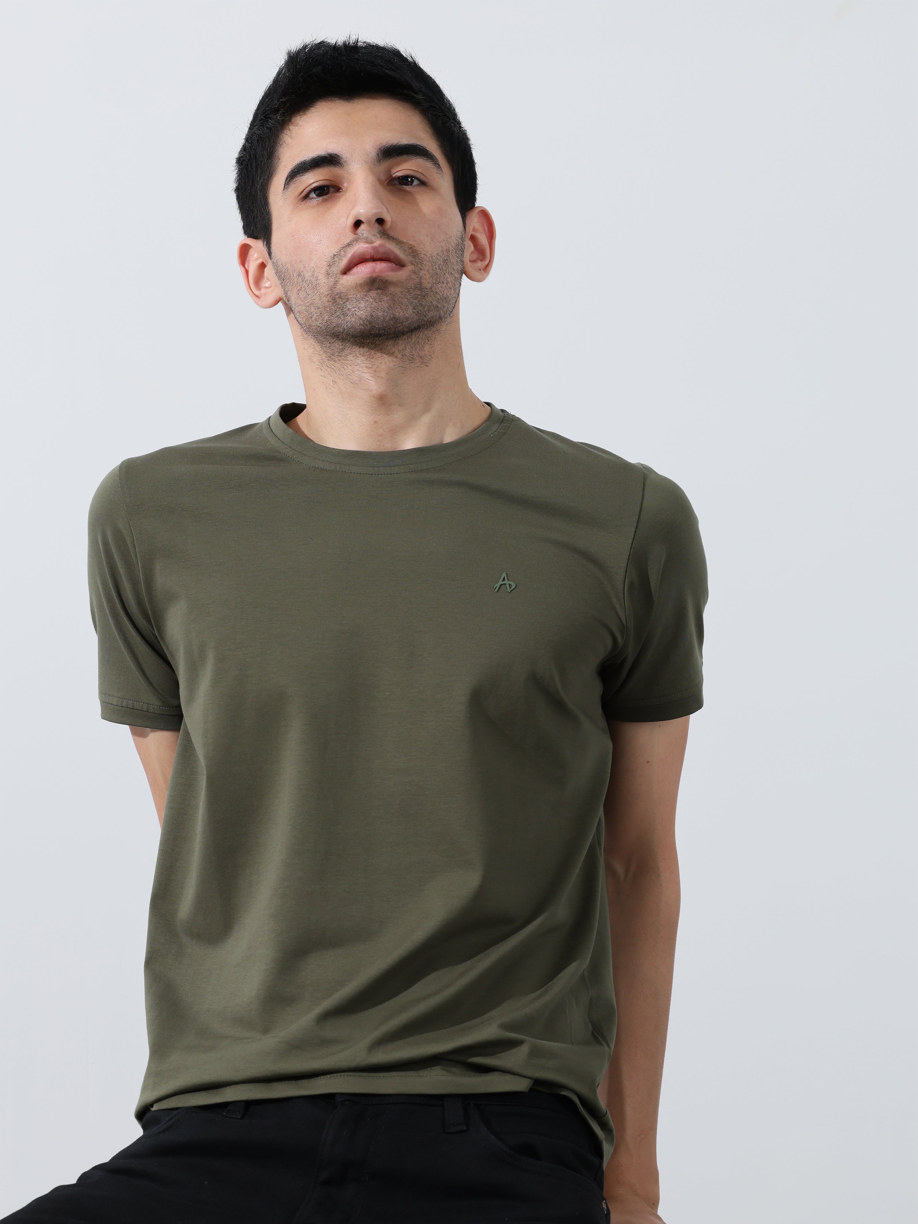 Address Olive tee