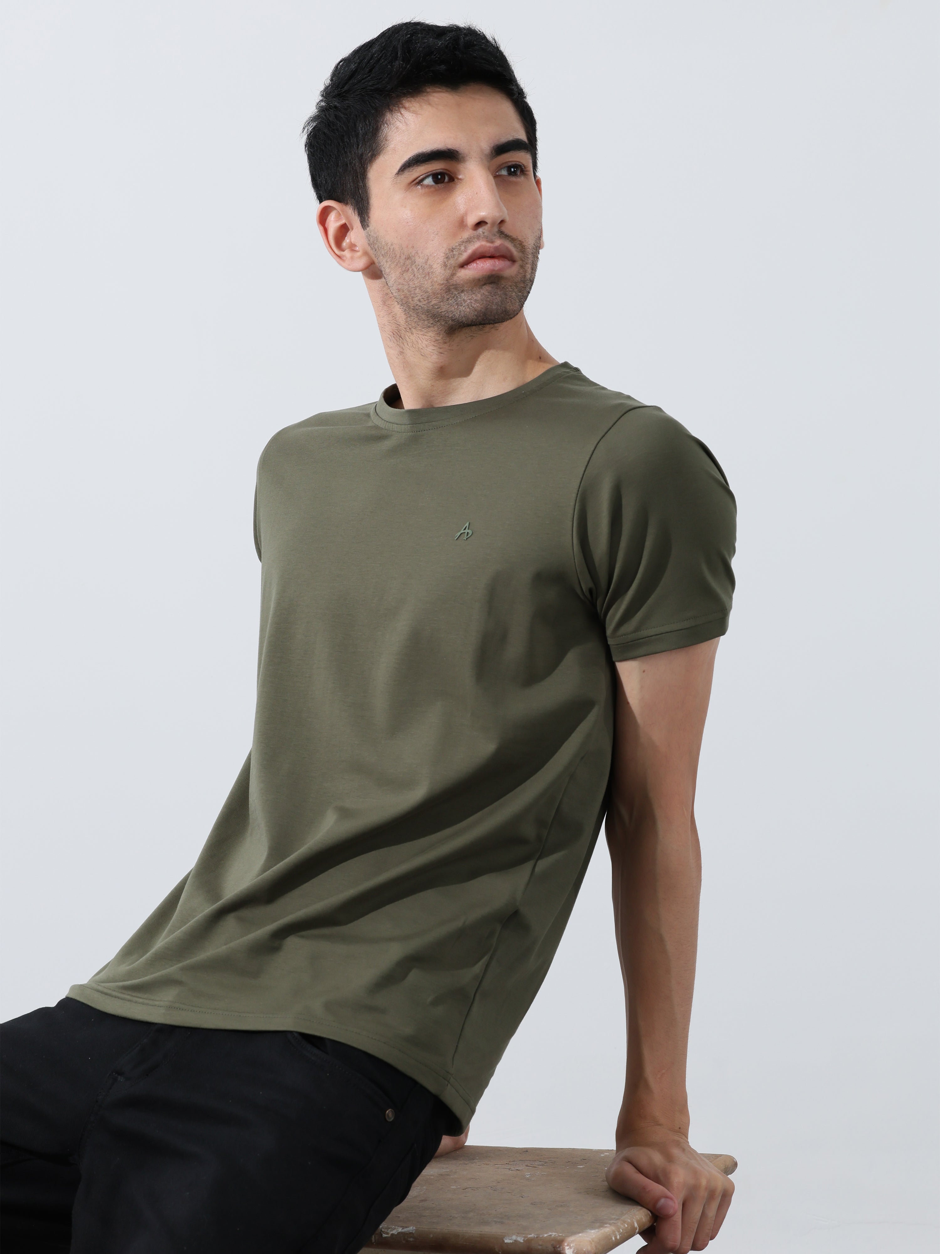 Address Olive tee