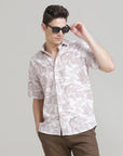 Pink Half Sleeve Slim Fit Shirt: Versatile Classic
