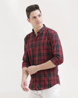 Burgundy Slim Fit Shirt: Versatile Elegance
