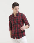 Burgundy Slim Fit Shirt: Versatile Elegance