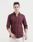 Burgundy Slim Fit Shirt: Versatile Elegance