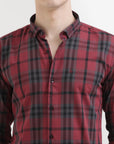 Burgundy Slim Fit Shirt: Versatile Elegance