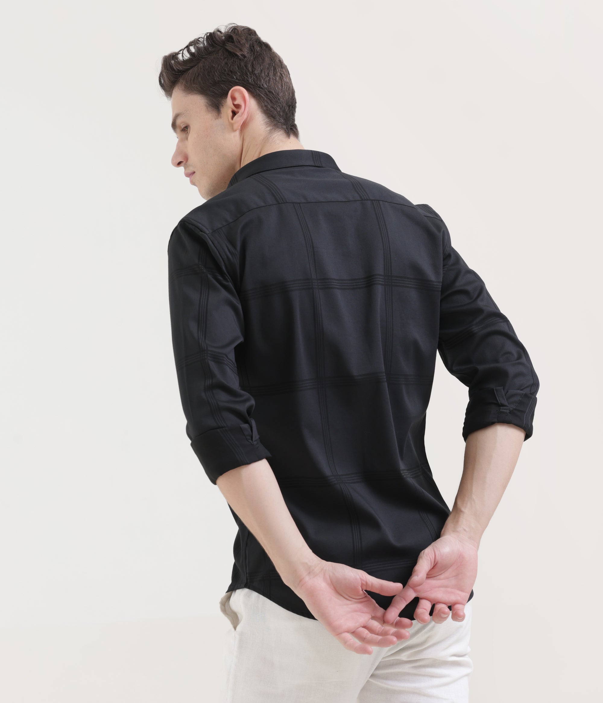 Charcoal Slim Fit Shirt: Versatile Elegance