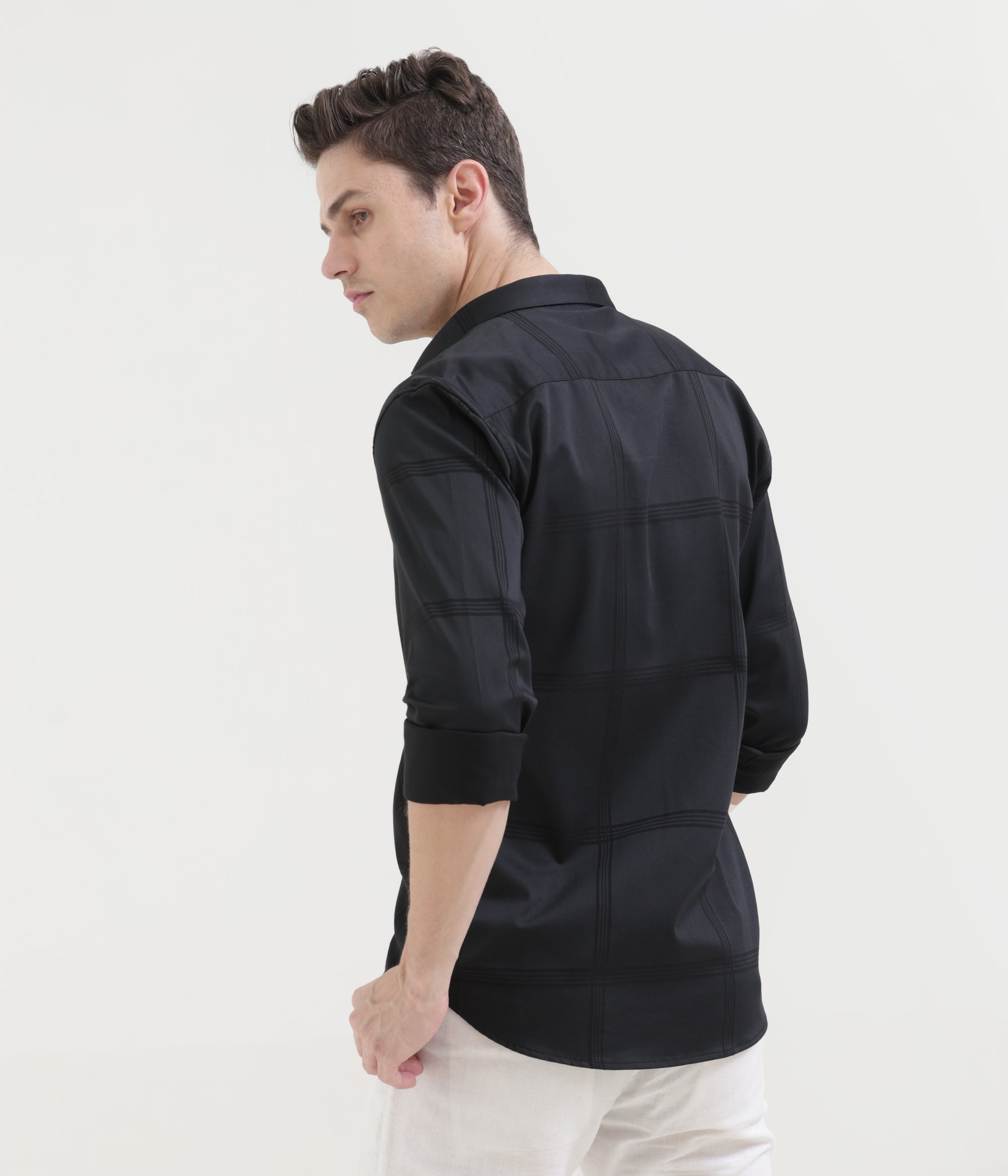 Charcoal Slim Fit Shirt: Versatile Elegance