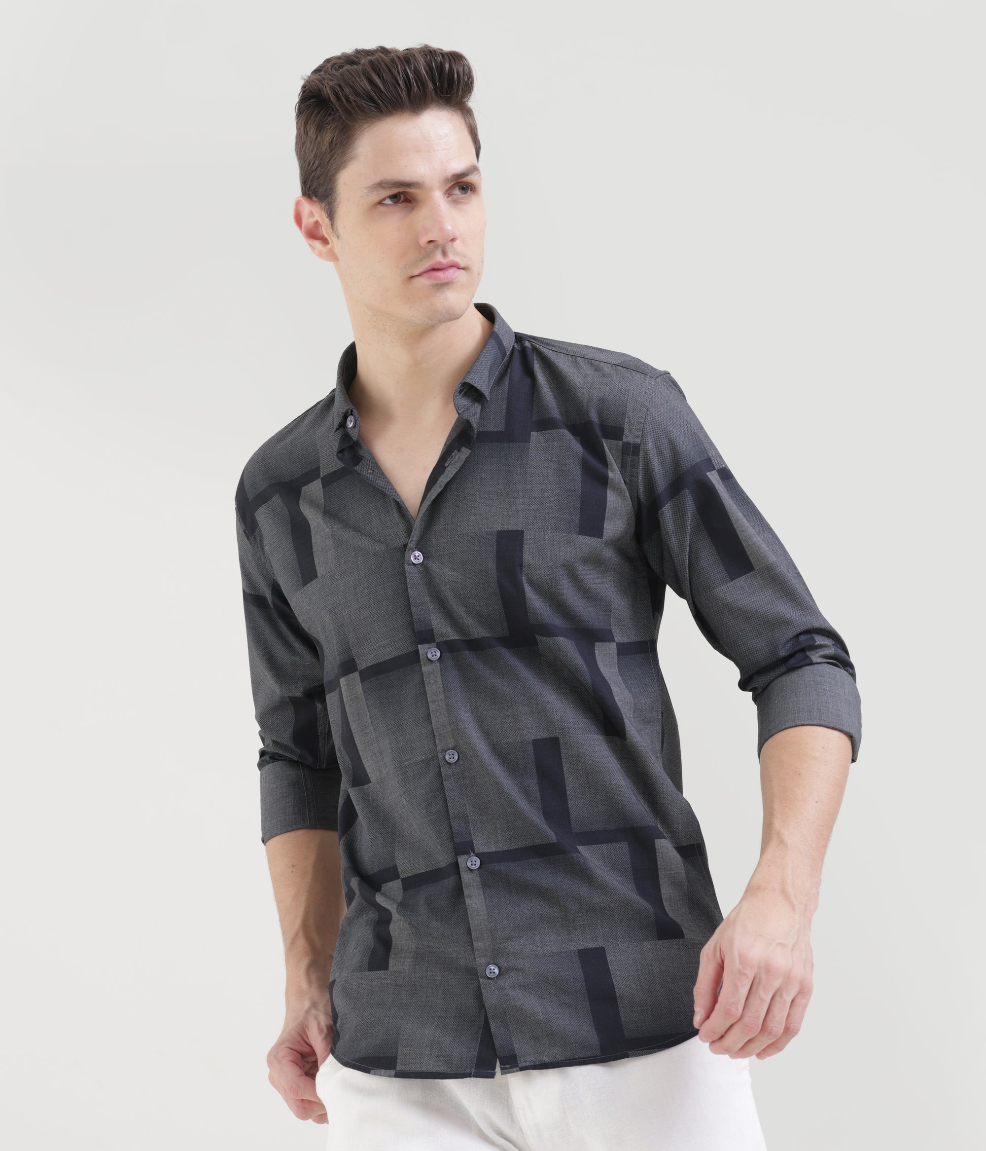 Black Slim Fit Shirt: Versatile Elegance