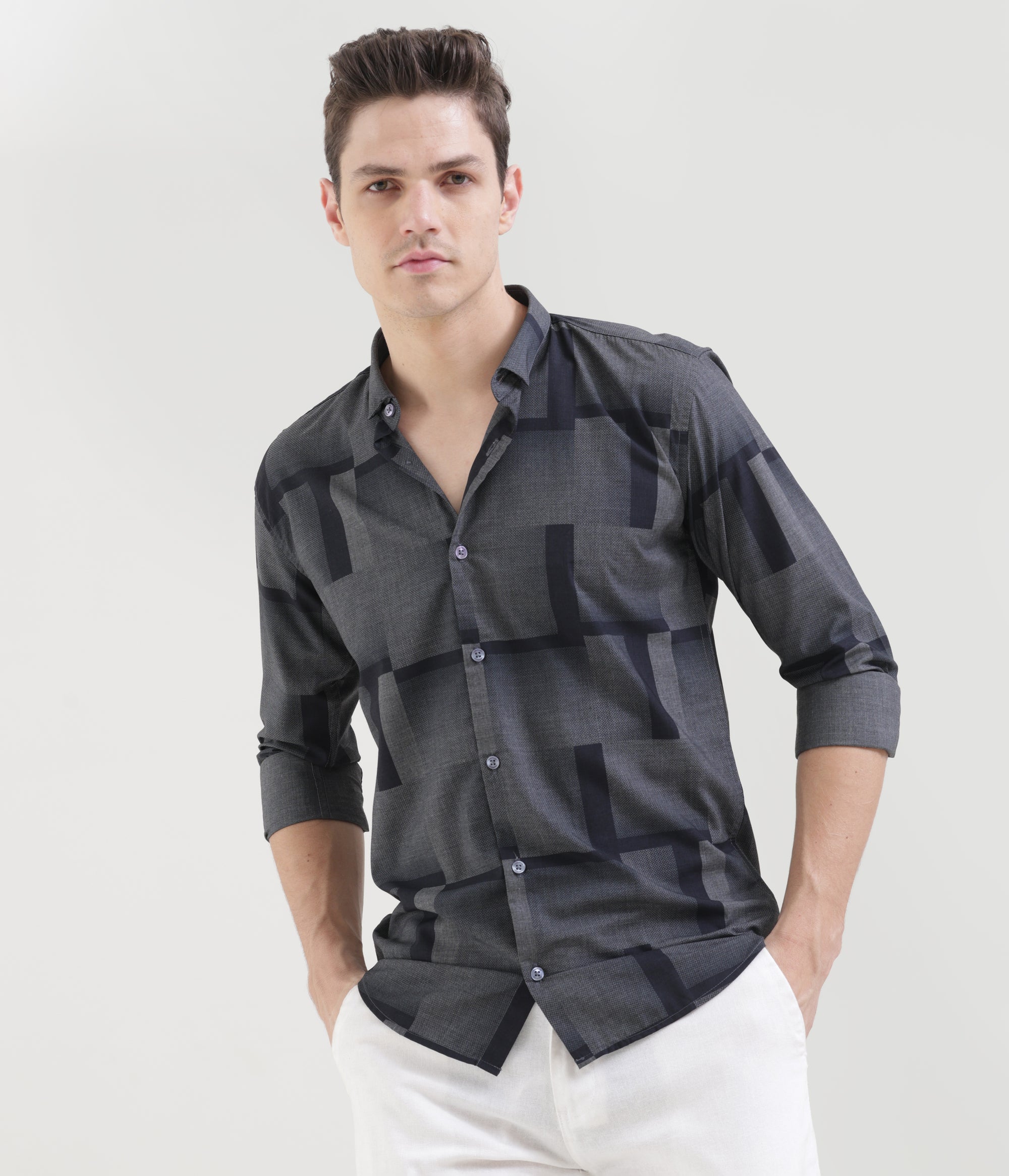 Black Slim Fit Shirt: Versatile Elegance