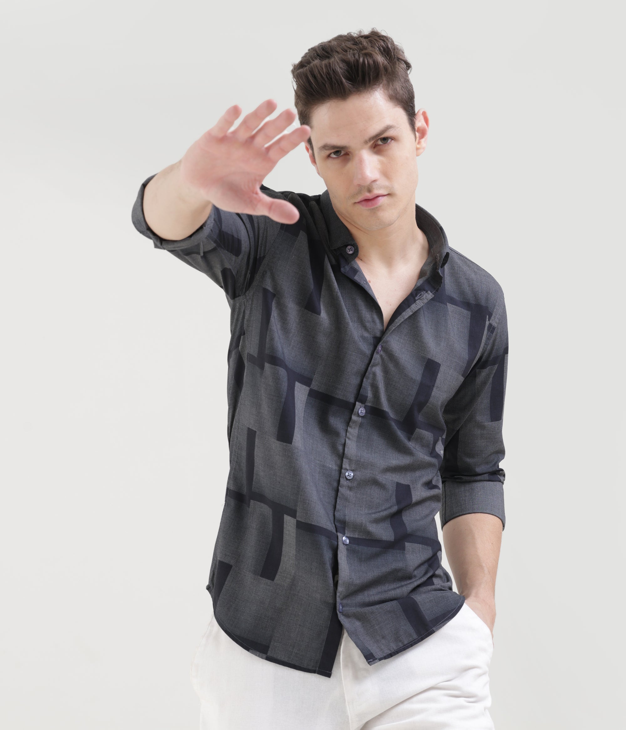 Black Slim Fit Shirt: Versatile Elegance