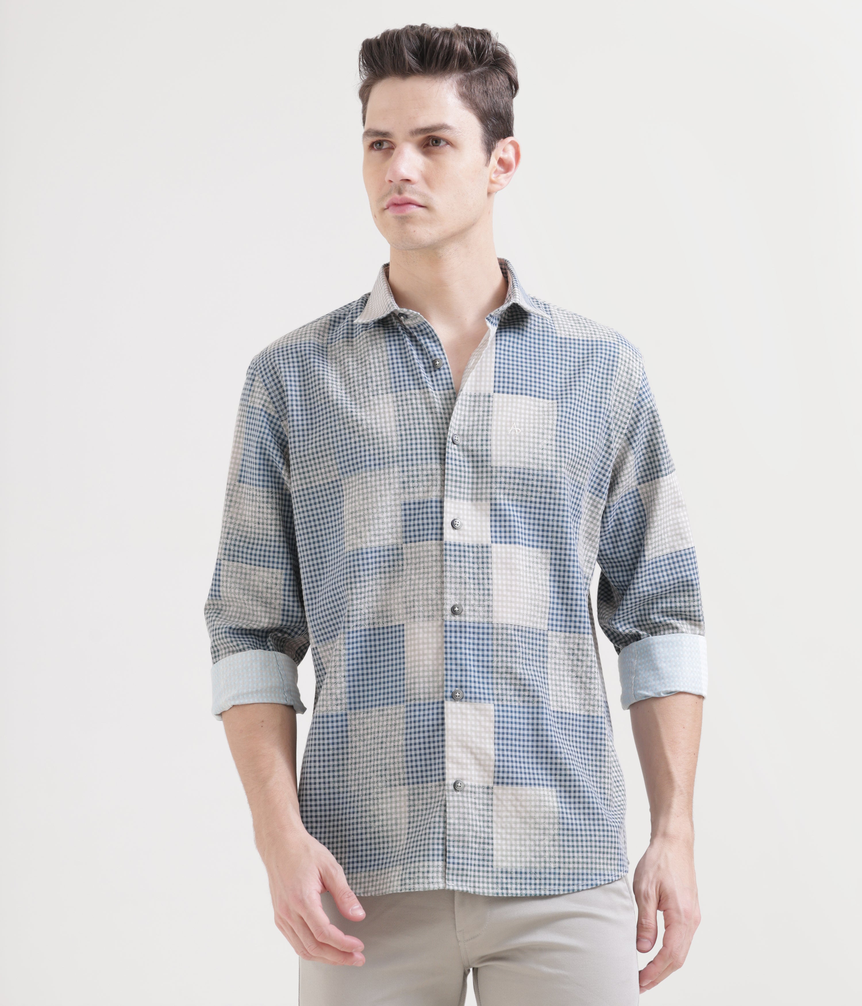 Midnight Blue Classic Fit Full Sleeve Shirt