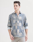Midnight Blue Classic Fit Full Sleeve Shirt