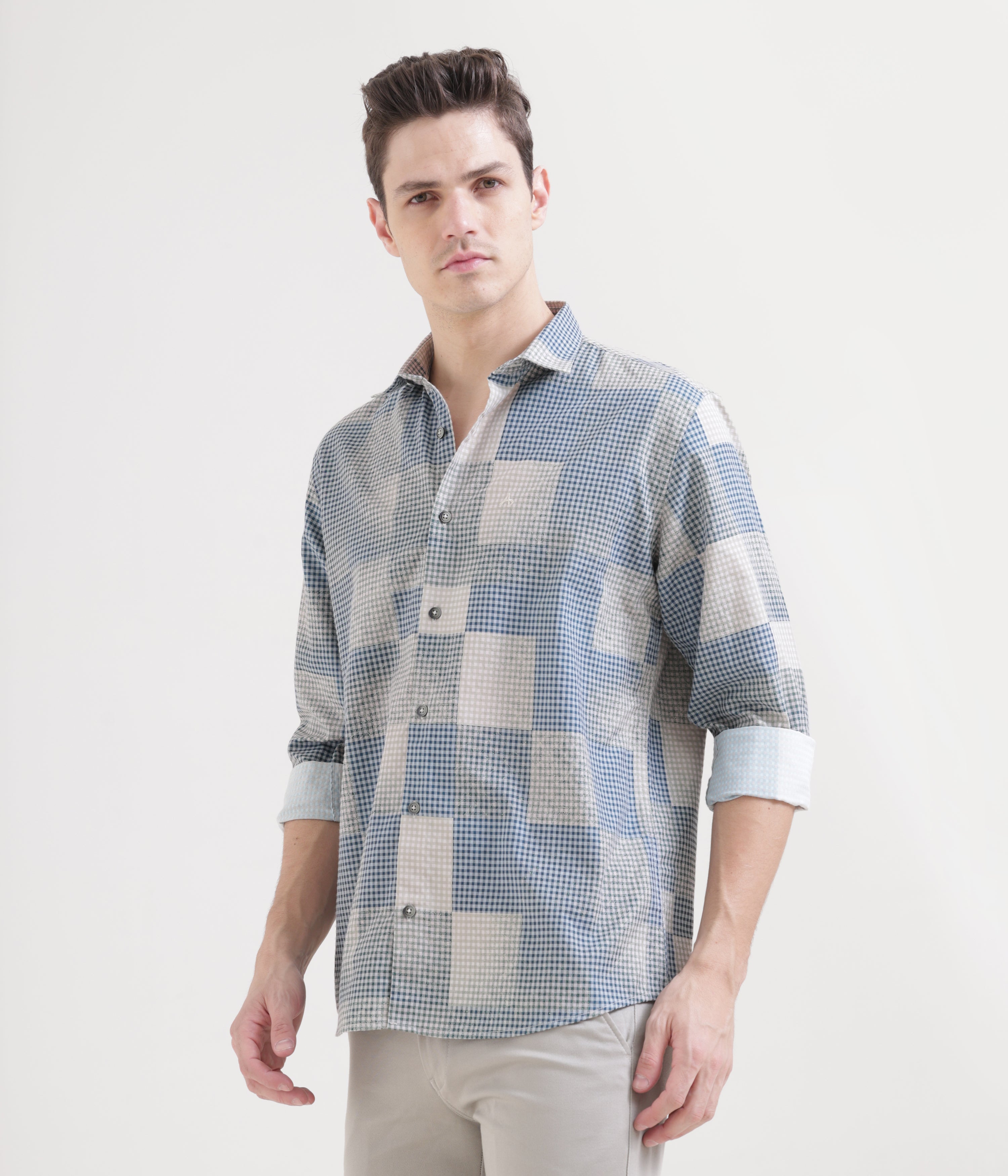 Midnight Blue Classic Fit Full Sleeve Shirt