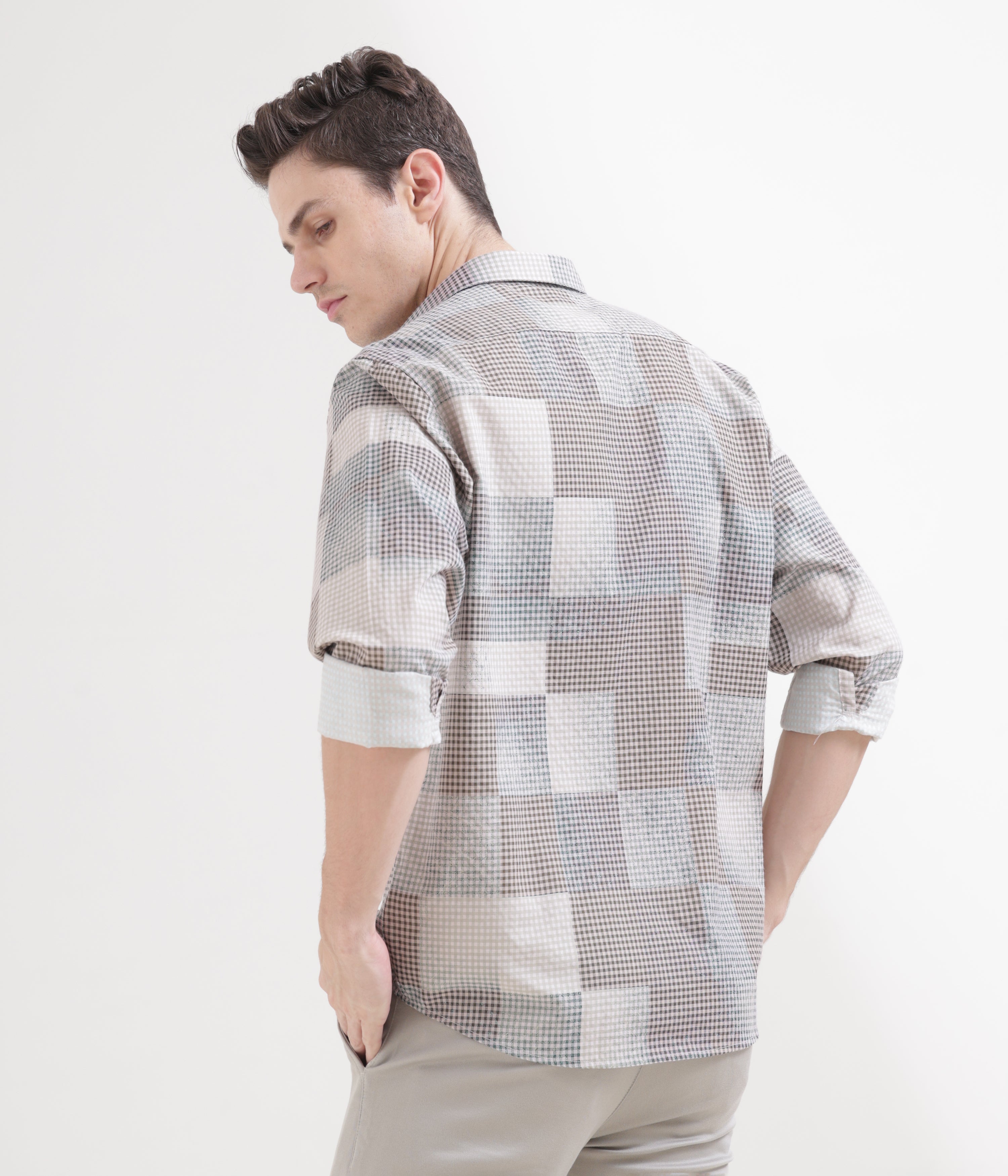 Misty Rose Classic Fit Full Sleeve Shirt