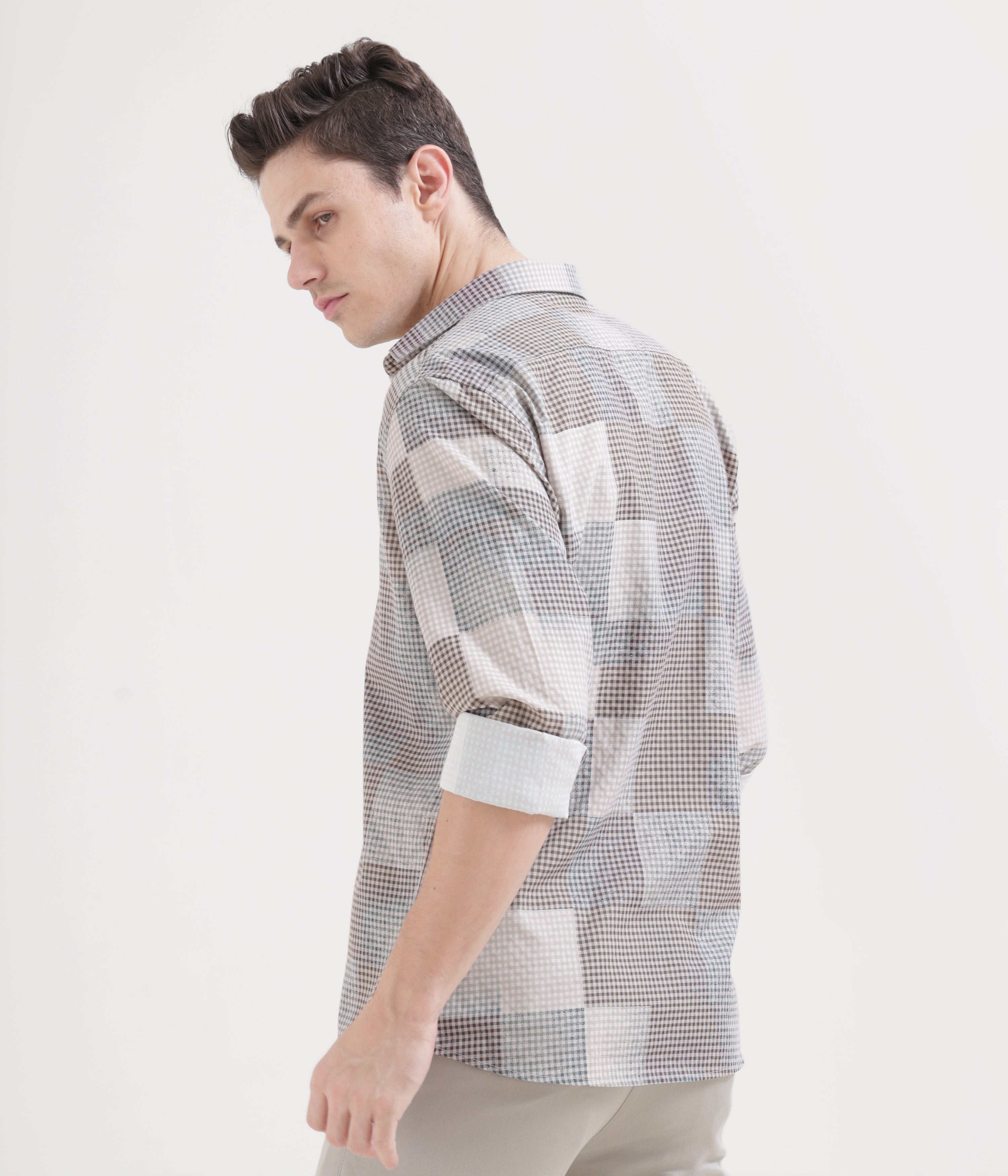 Misty Rose Classic Fit Full Sleeve Shirt