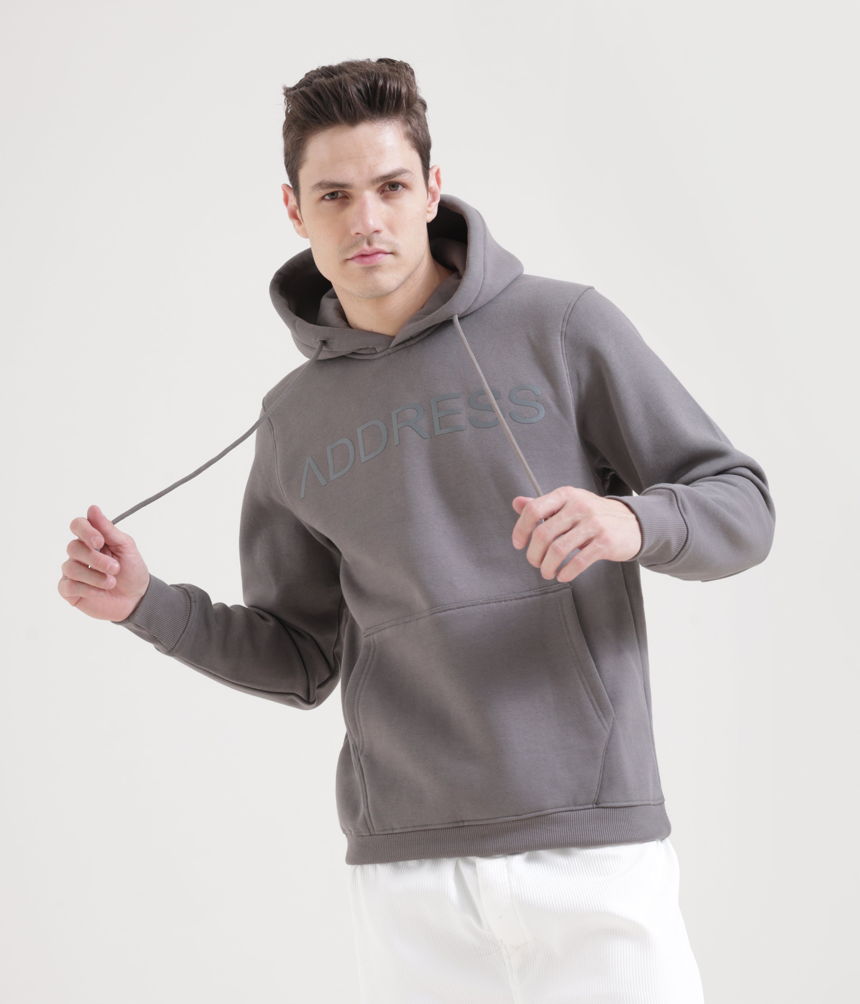 Versatile Grey Men's Hoodies: Stylish Comfort