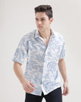 Blue Half Sleeve Classic Fit Shirt: Versatile Style