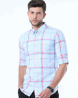 Blue Classy Check Shirt