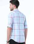 Blue Classy Check Shirt