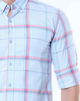 Blue Classy Check Shirt