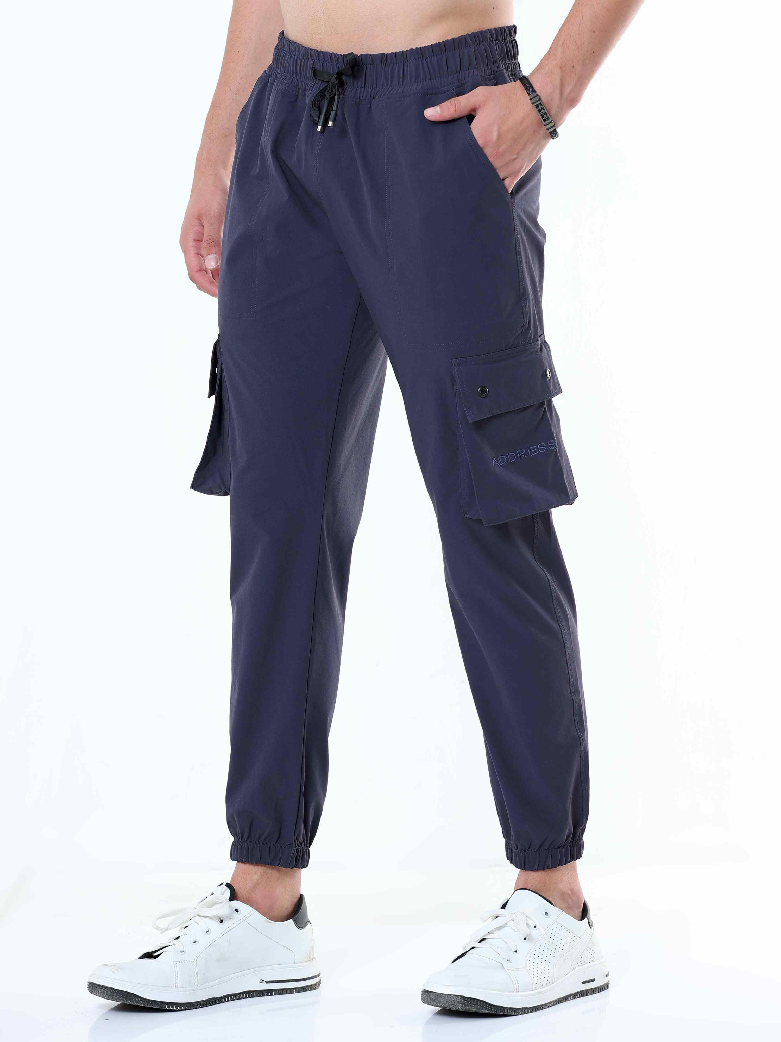 Solid Dark Gray Trouser