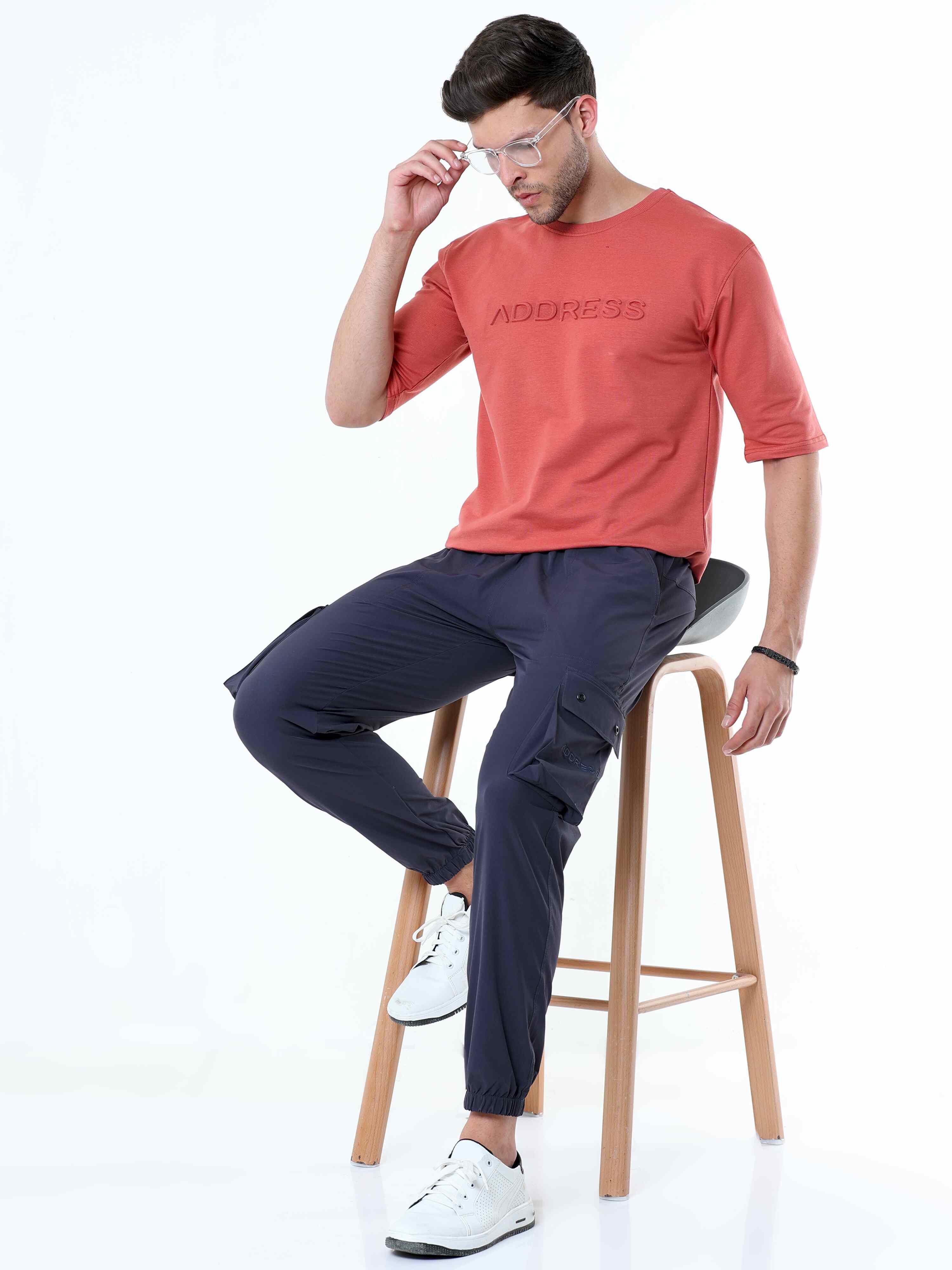 Solid Dark Gray Trouser