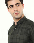 Olive Slim Fit Shirt