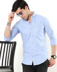 Baby Blue Slim Fit Shirt