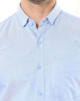 Baby Blue Slim Fit Shirt