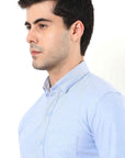 Baby Blue Slim Fit Shirt