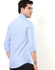 Baby Blue Slim Fit Shirt
