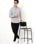 Black Stripes Slim Fit Shirt