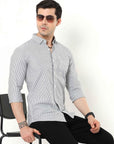 Black Stripes Slim Fit Shirt