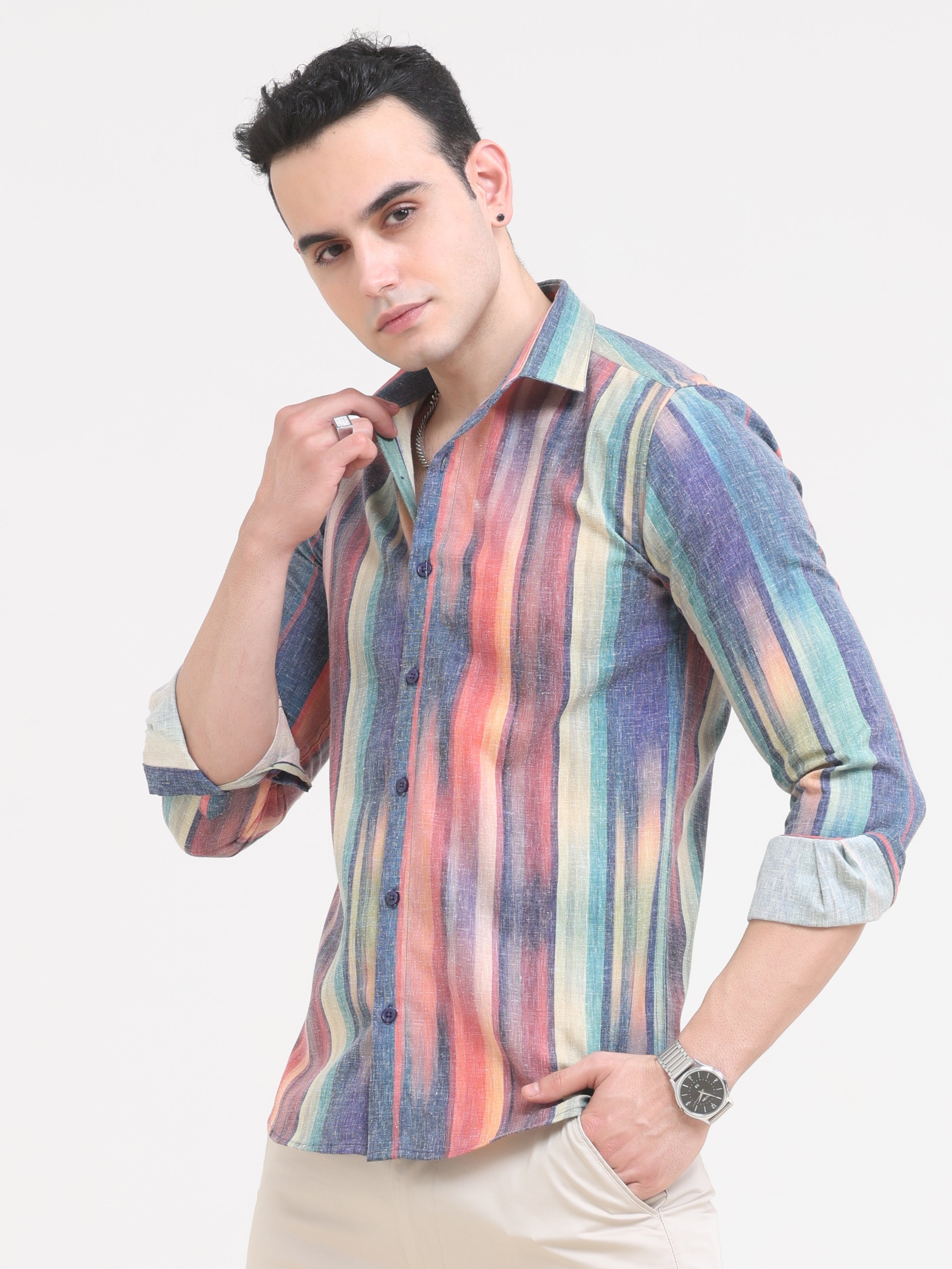Rainbow Slim Fit Shirt