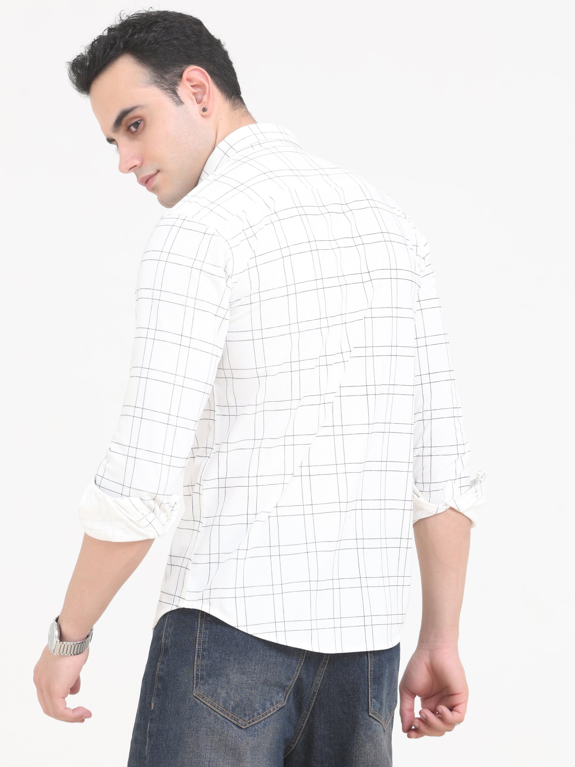 White Slim Fit Shirt