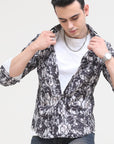 Black Tapered Fit Shirt