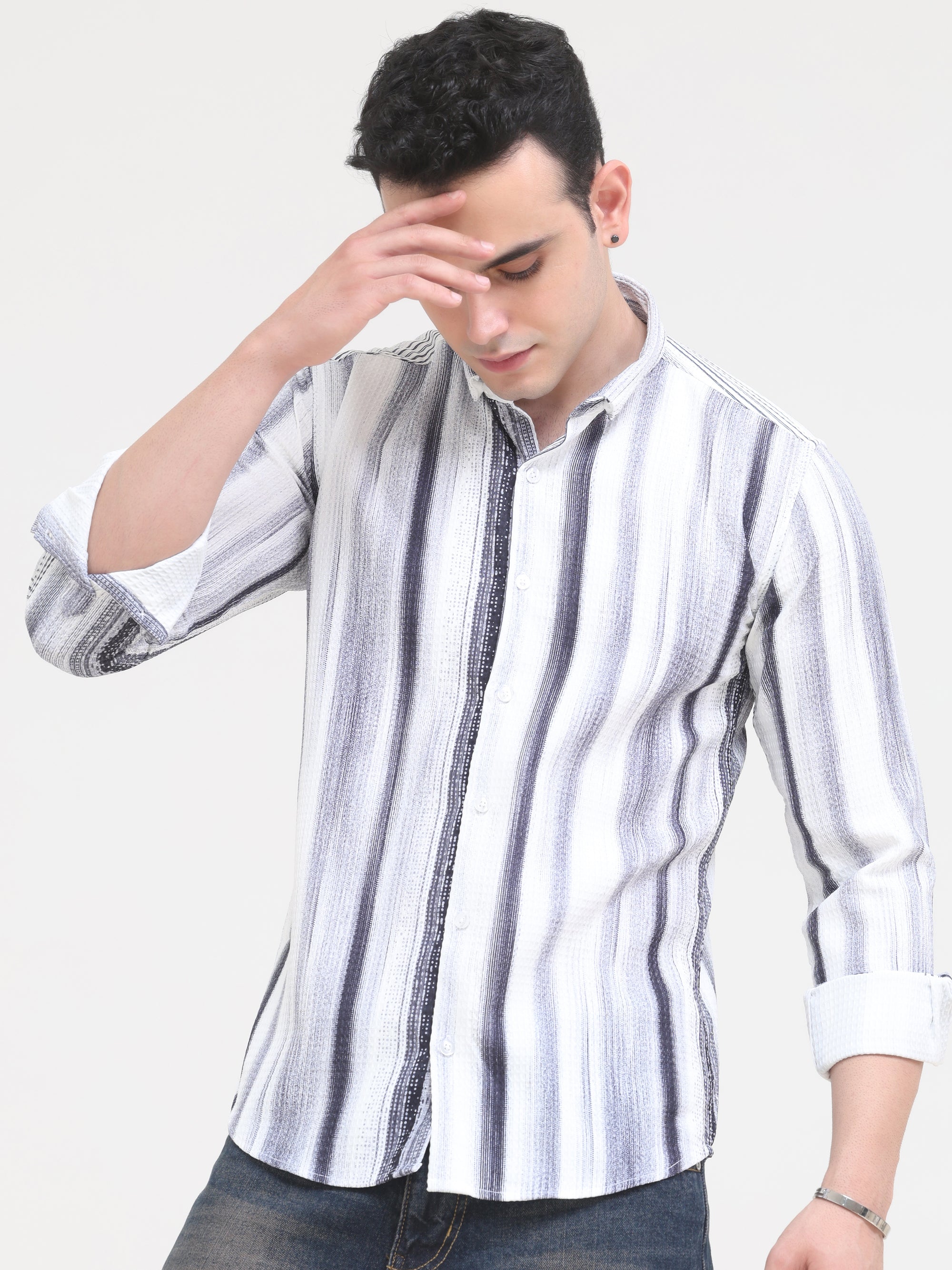 Midnight Blue Slim Fit Shirt